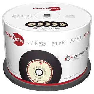 PrimeOn 2761108 CD-R 80 Rohling 700 MB 50 St. Spindel Vinyl