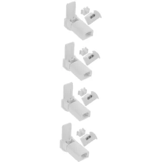 HOLIDYOYO 4sätze Ersatzteile Für Plissee-jalousien Einfache Installation Von Seitenstopfen Für Reparatur Und Austausch Von Innenjalousien
