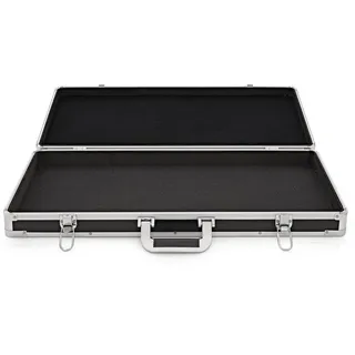 Pedalboard-Flight Case von Gear4music, groß | Für 12-15 Pedale geeignet, ABS-Konstruktion mit Metallkanten, tragbar und langlebig, Innenmaße 270x665x70mm
