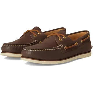 Sperry Herren Gold Cup Authentic Original 2-Eye Boat Shoe Bootsschuh, Braun, 45 EU Weit - 45 EU Weit