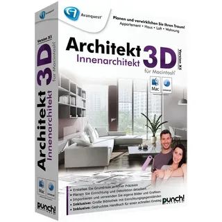 Avanquest Architekt 3D X9 Innenarchitekt MAC