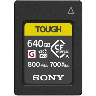 Sony CFexpress 640GB Typ A 800MBs / 700 MBs | 200,00€ Winter-Cashback 648,39€ Effektivpreis