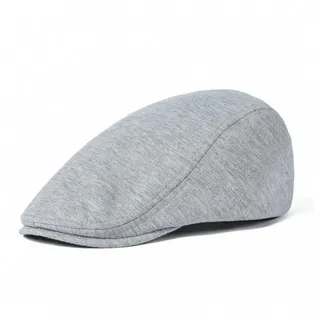 Coonoor Flat Cap Schirmmütze mit Schirm Schiebermütze Barett Cap grau