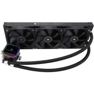 Thermalright Frozen Prism 360 Black AIO Wasserkühler, Flüssig-CPU-Kühler, 3×120mm PWM-Lüfter Wasser-Kühlsystem, 1850RPM High Speed, Kompatibel mit AMD/AM4/AM5&Intel LGA115X/1200/2011/1700/1851