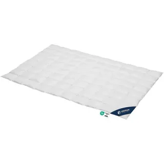 innovations2u ug (haftungsbeschränkt) Daunendecke 155x220 cm, Oeko-Tex® Standard 100% Gänsedaunen, Downpass, casimum Weiß, Textil,