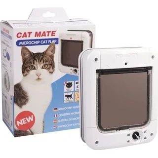 Cat Mate Mikrochip Katzenklappe weiss