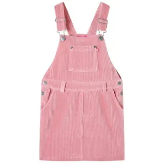 vidaXL Kinder-Latzkleid Cord Hellrosa 92