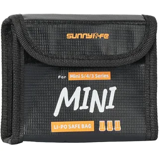 ZJRXM Tasche Schutz für DJI Mini 5 Pro Drone Battery Zubehör, Explosionsgeschützte Feuerfest Batterie Aufbewahrungstasche für DJI Mini 5 4 3 Pro Drone Akku (Groß)