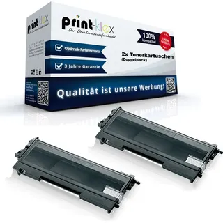 Print-Klex 2x Alternative Tonerkartuschen kompatibel mit Bother Fax 2820 Fax 2820 ML Fax 2820 P Fax 2820 Series Fax 2825 ML Fax 2825 ML TN2000 TN 2...