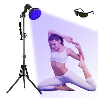 Bräunungslampe Gesichtsbräuner Solarium Für Zuhause,Gesichtssolarium für Zuhause Gesicht und Körper, Bräunungsgeräte-Aid Hilfen,54 W&390nm&UVA, Einstellbare Höhe und Winkel