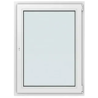 Solid Elements Kunststofffenster New Basic  (90 x 120 cm, Verglasung: 2-fach, DIN Anschlag: Rechts, Weiß)