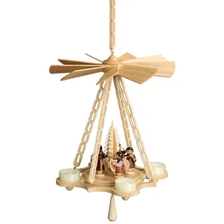 Deckenpyramide - Hängepyramide Engel - Original Erzgebirge®#0712