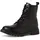 TAMARIS TAMARIS Damen Gr 36 schwarz Leder Lederimitat leicht glänzend unifarben Basic Schuhe Chunky Boots mit logobedruckter Anziehlasche