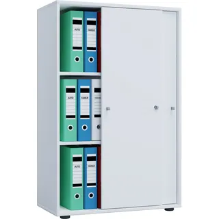 VCM Lona Aktenschrank 70 x 37 x 110 cm weiß