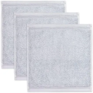 Seiftuch 30 x 30 cm silver 3 St.