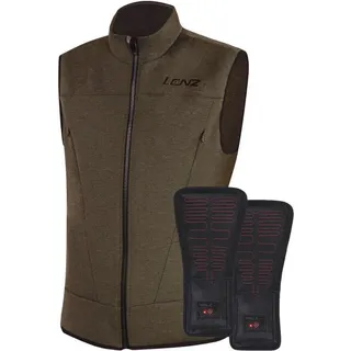 Lenz Heat Vest 2.0 beheizbare Weste, braun, L