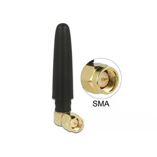 DeLock WLAN Antenne 2 dBi 2,4 GHz SMA Stecker