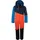 Schneeanzug Flame Orange/Medium Blue/Navy 122