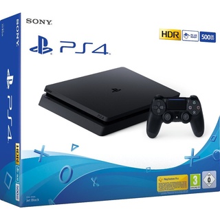 Sony PS4 Slim 500 GB schwarz (EU Import)