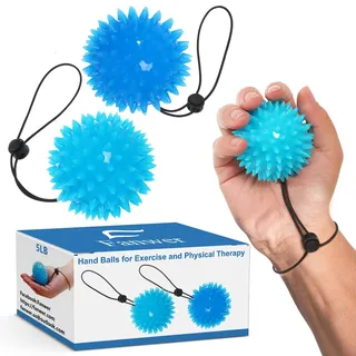 Fanwer Handtrainer Fingertrainer - Knetball für Hände Therapie 2 Set, Weich Ball Antistressball Massageball (2Ebenen), Kräftigung von Hand, Finger Training, Lindert Stress, Angstlinderung, Gummi