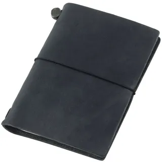 TRAVELER'S DESIGNPHIL 15026006 Midori Notebook, Reisepassgröße, schwarz