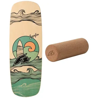 F2 Balance Board Pill 86x30cm Korkrolle