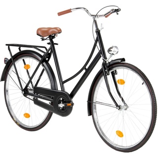 vidaXL Hollandrad 28 Zoll RH 57 cm Damen matte black