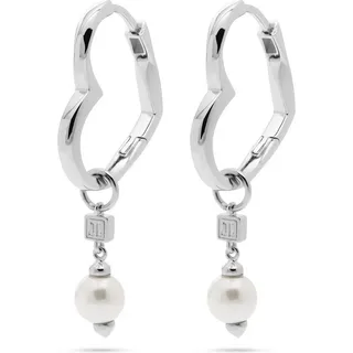 JETTE Ohrhänger TWISTED HEART 89221917 - silber