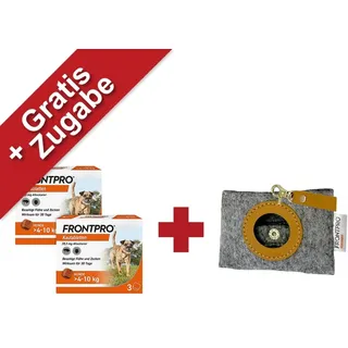 Frontline FRONTPRO Kautabletten für Hunde 4-10 kg 10 St.