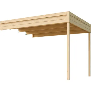 Weka Anbau 2 für Weka Gartenhaus Batu 2 Natur 300 cm x 250 cm