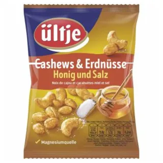 ultje CASHEWS & ERDNÜSSE Honig und Salz