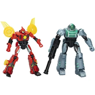 Hasbro Transformers EarthSpark Cyber-Combiner Terran Twitch und Robby Malto Action-Figuren 13 cm