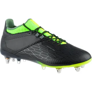 Damen/Herren Rugbyschuhe Stollen Hybrid Advance - R900 SG schwarz/gelb 39