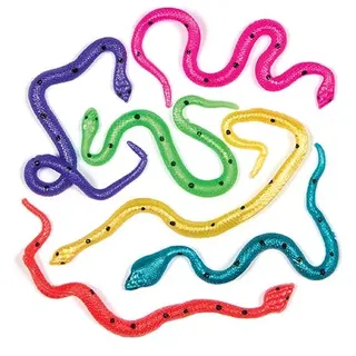 Schlangen zum Ziehen (pro Set 8) Halloween Mitgebsel