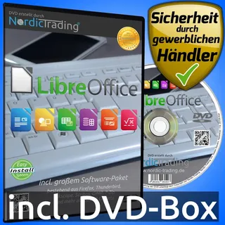 Libre Office 26.2.1 Paket Büro Textverarbeitung Tabellen DVD Windows