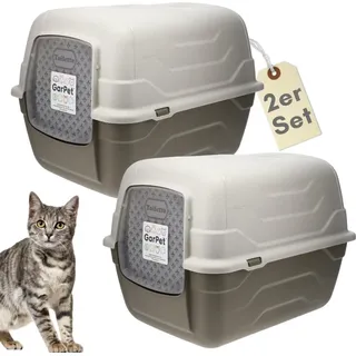 GarPet Katzentoilette XXL Taupe/Beige