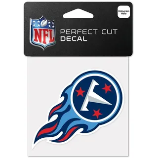 WinCraft NFL Tennessee Titans 63097011 Perfect Cut Color Decal, 10,2 x 10,2 cm, schwarz