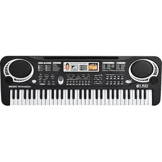 61-Tasten Kinderkeyboard, Multifunktion, Piano Keyboard, Mikrofon, Lernspielzeug