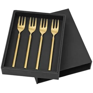 Broste Copenhagen - Tvis Kuchengabel, gold (4 tlg.)