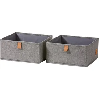 LOVE !T STORE !T Love IT Store IT Organizer Premium, Grau, Textil, Karton, 30x15x30 cm, faltbar, Ordnen | Aufbewahren, Aufbewahrungskörbe, Organizer,