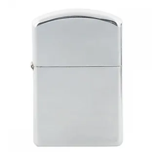 Max Fuchs MFH Benzin Sturmfeuerzeug Chrom poliert, unbefüllt