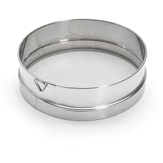 De Buyer DeBuyer 4604.21 Mehlsieb, Edelstahl, Silber, 22,2 x 21,6 x 6,8 cm