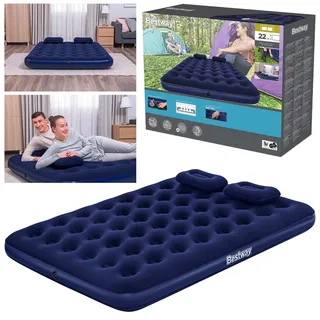 BESTWAY Doppelluftbett mit externer Handpumpe 203 x 152 x 22 cm