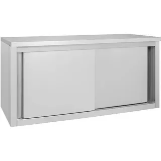 METRO Professional Gastro Wandhängeschrank GWCB1140, Edelstahl, 140 x 40 x 65 cm, mit Schiebetür, silber