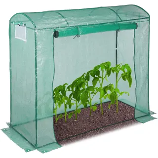 Relaxdays Tomatengewächshaus 1,7 x 2 x 0,8 m grün