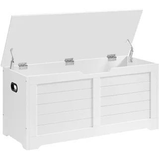 VASAGLE Sitzbank LSB061T10 Weiß 100,0 cm