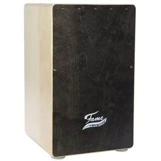 FAME Cajon,Black Birch Cajon Drum-Box Birke Made in Germany Tiefer Bass Snare-Effekt Sitztrommel Trommel für Unterwegs, Percussion, Cajons, Black Birch Cajon, Drum-Box, Tiefer Bass
