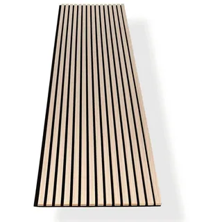 HAGEFOL Wandpaneel Akustikpaneele Holz, 3D Lamellenwand, verschiedene Größen, 3D Optik, Akustische Dämmung