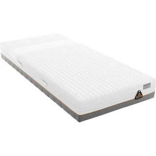 Geltex-Taschenfederkernmatratze - 100 x 200 cm - 7-Zonen-Taschenfederkern - Geltex-Next-Schaum - Härtegrad 4