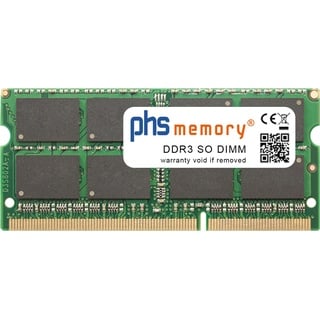 PHS-ELECTRONIC PHS-memory 8GB RAM Speicher für Terra Mobile 1450 II (1220273) DDR3 SO DIMM 1600MHz (Terra Mobile 1450 II (1220273), 1 x 8GB), RAM Modellspezifisch